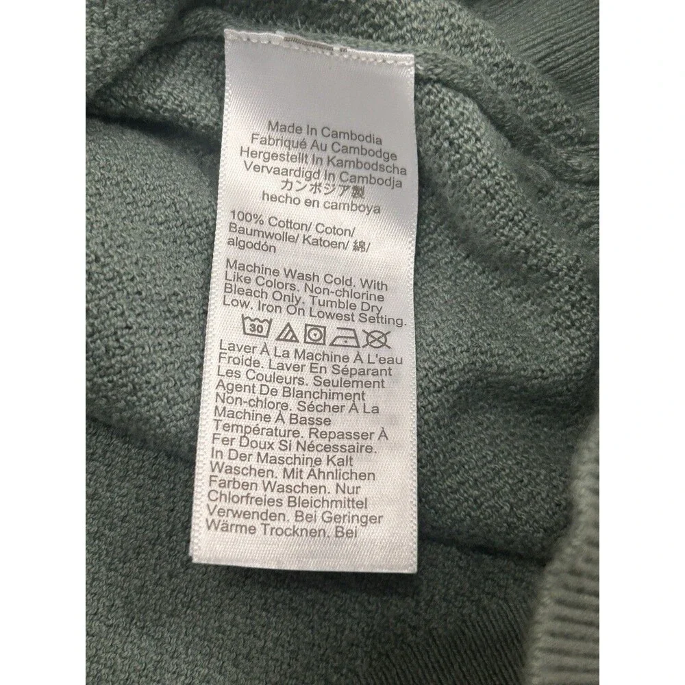 J Crew Knit Polo Shirt Men’s XL Green Short Sleeve Casual Brunch Beach CI774